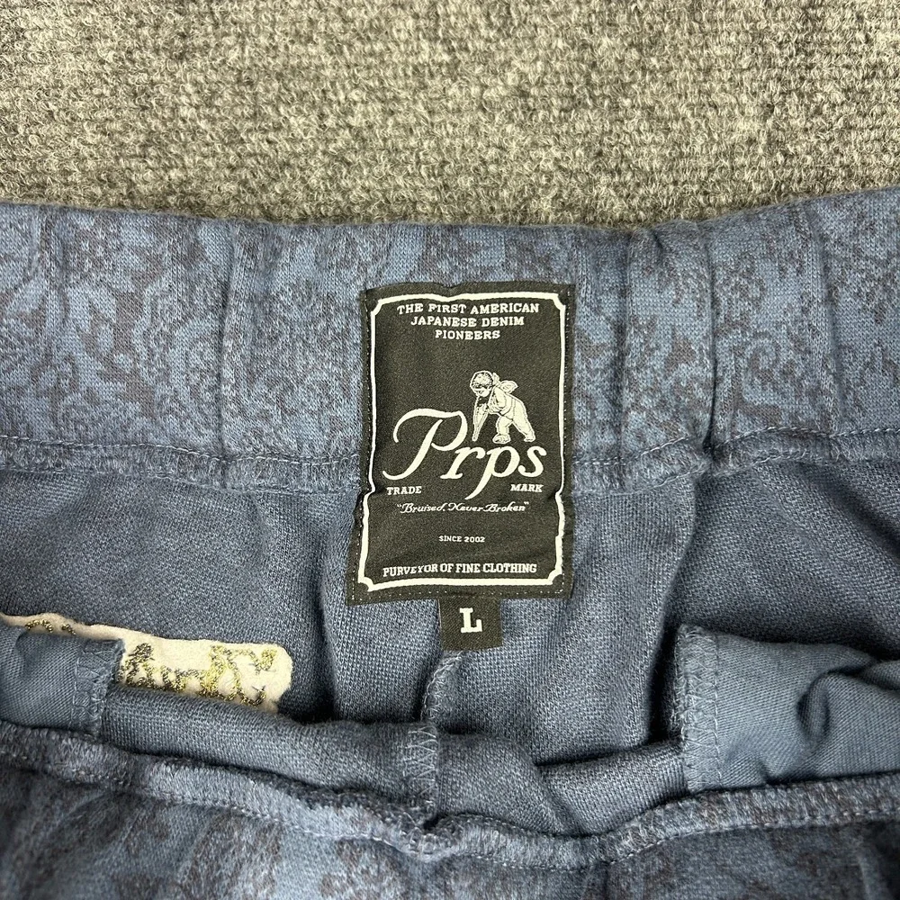 PRPS Bandana Pattern Sun Valley Side Stripes‎ Jogger Pants Mens Size Large NWT
